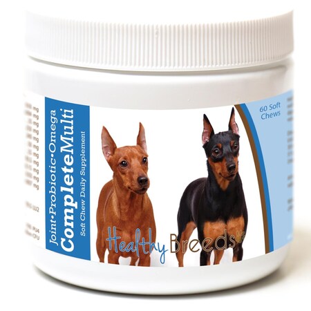 Healthy Breeds Miniature Pinscher All in One Multivitamin Soft Chew, 60PK 192959008490